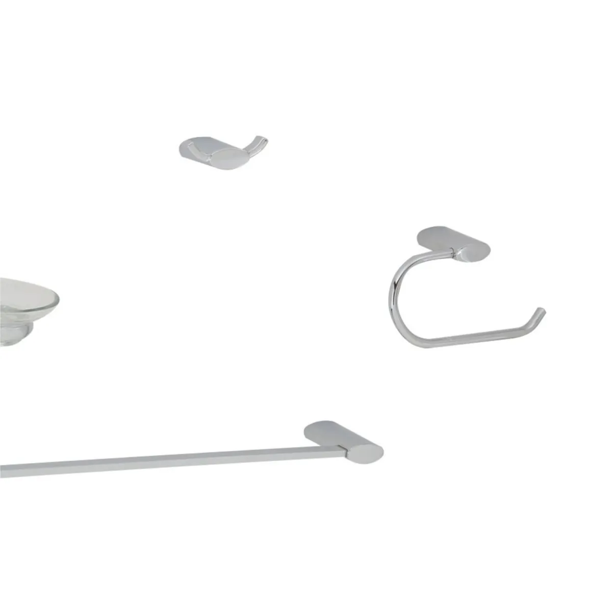 VAINSA - Set de accesorios para baño 5 piezas Oval