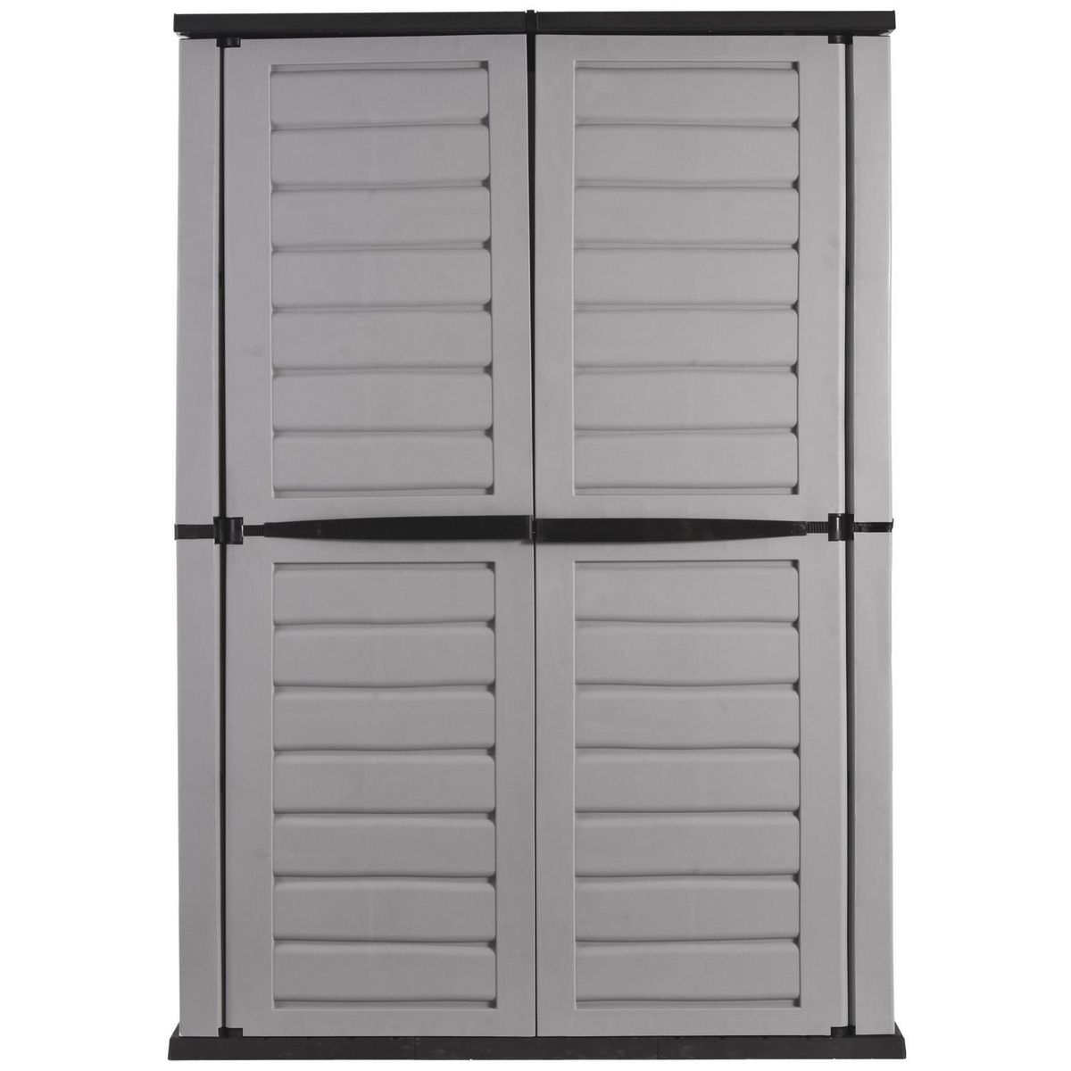 RIMAX - Organizador para jardin Plástico/Resina Gris /Negro 151x220x89cm