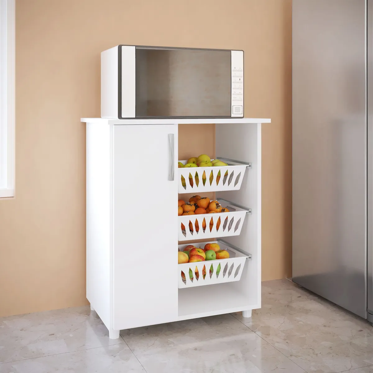 KHOR - Mueble de Cocina Alacena Gante Rovere Niebla 60cm ancho