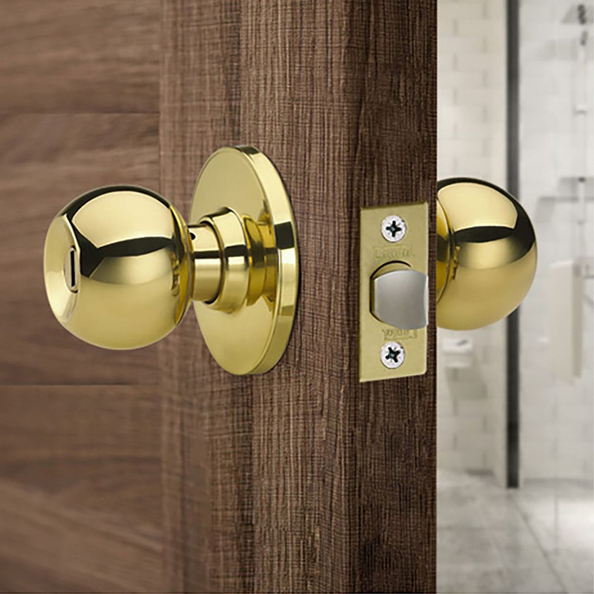 CANTOL - Cerradura de Pomo Baño Dorado