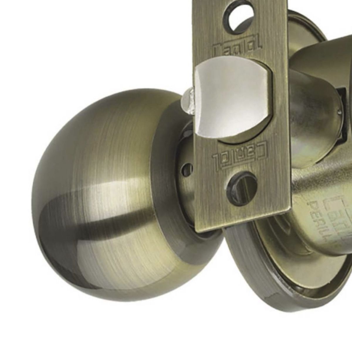 CANTOL - Cerradura de Pomo Dormitorio Bronce Antiguo