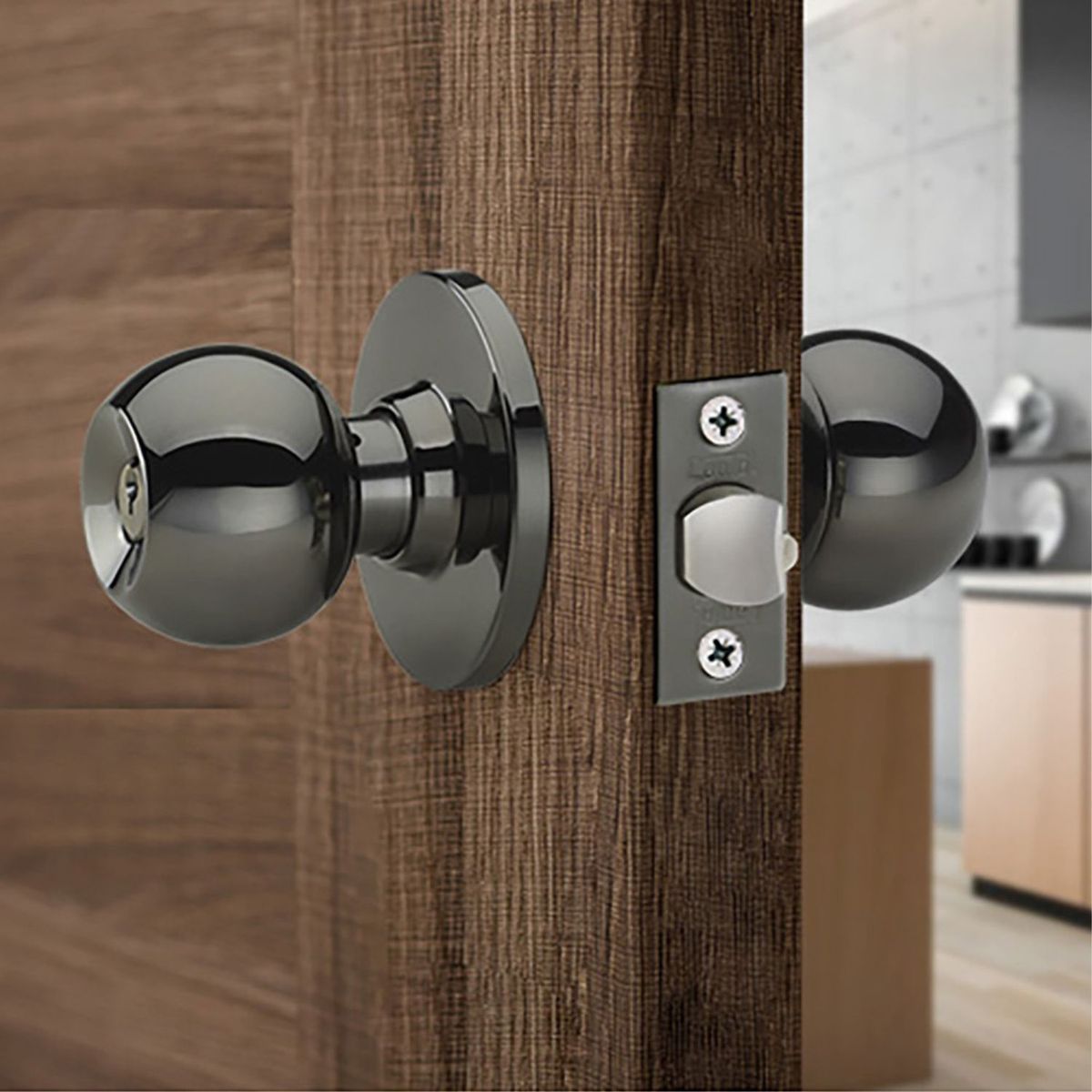 CANTOL - Cerradura de Pomo Dormitorio Bronce Quemado