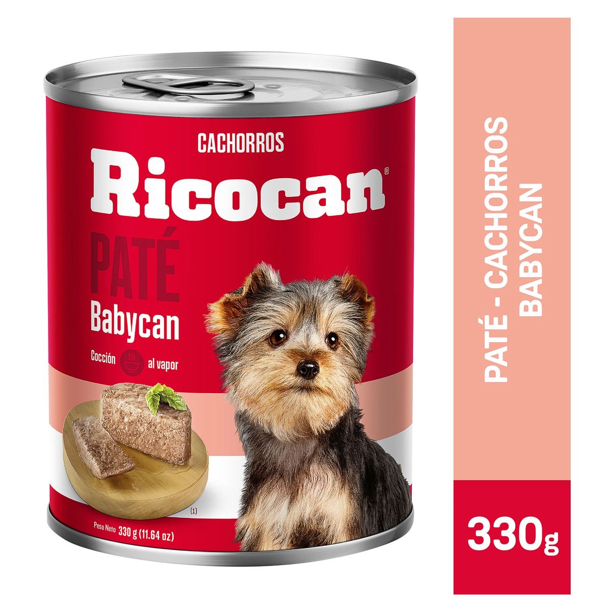 RICOCAN - Babycan Cachorros Pate para Perros Lata 330gr Pollo/Carne