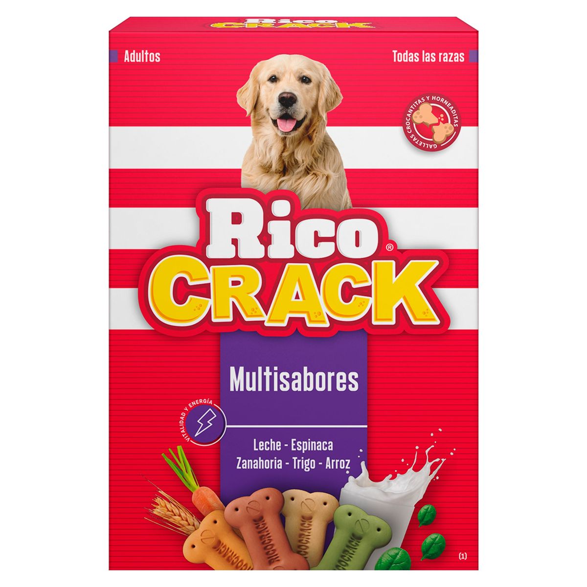 RICOCRACK - Ricocrack Adultos Todas las Razas Galletas para Perros 500gr