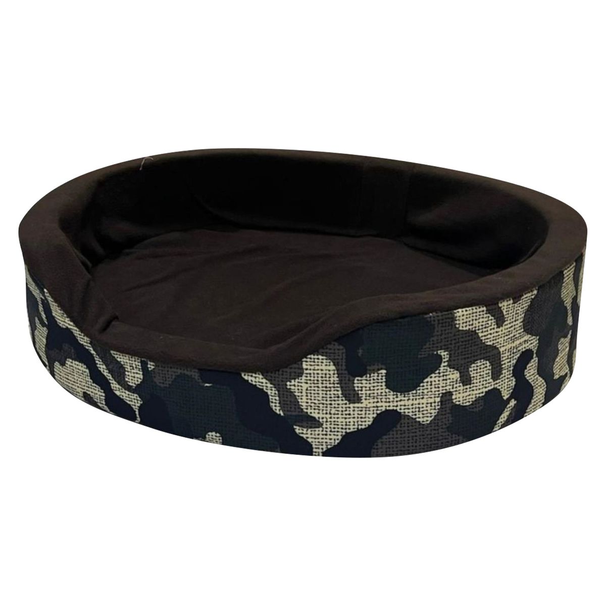 ACCECAN - Cama para Perro Donna Raza Grande Tela Verde Militar 66x15x57cm