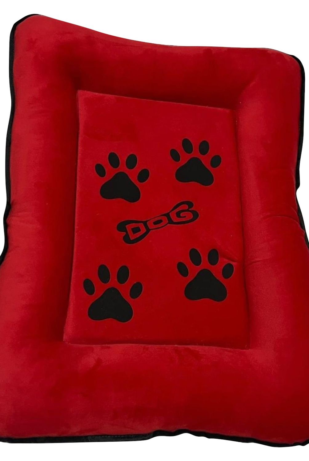 ACCECAN - Colchoneta para Perro Raza Grande Tela Rojo 66x7x80cm