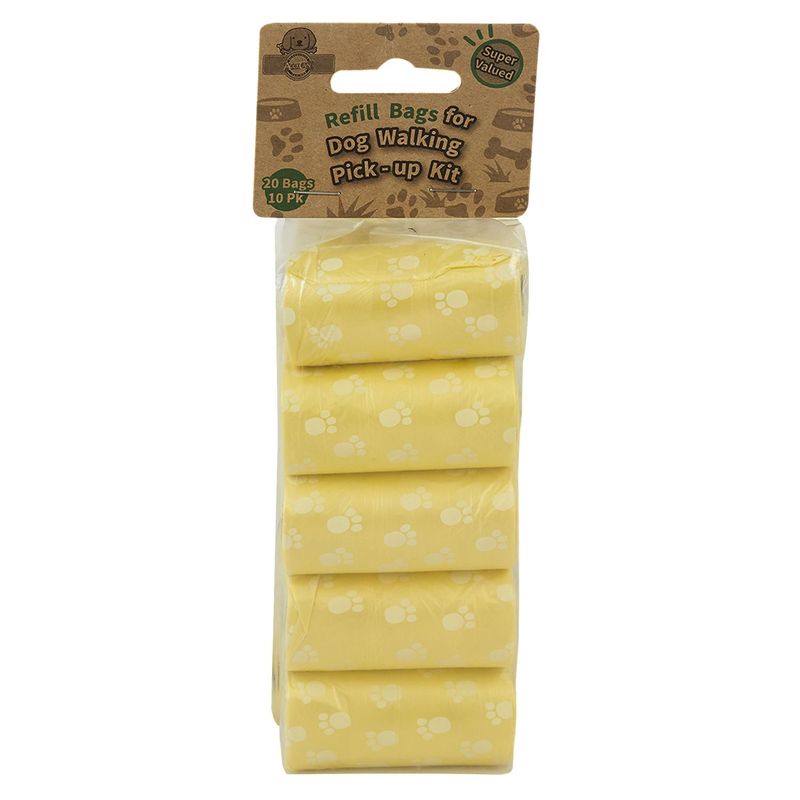 ACCECAN - Bolsas Biodegradables para Perros x10 rollos Amarillo