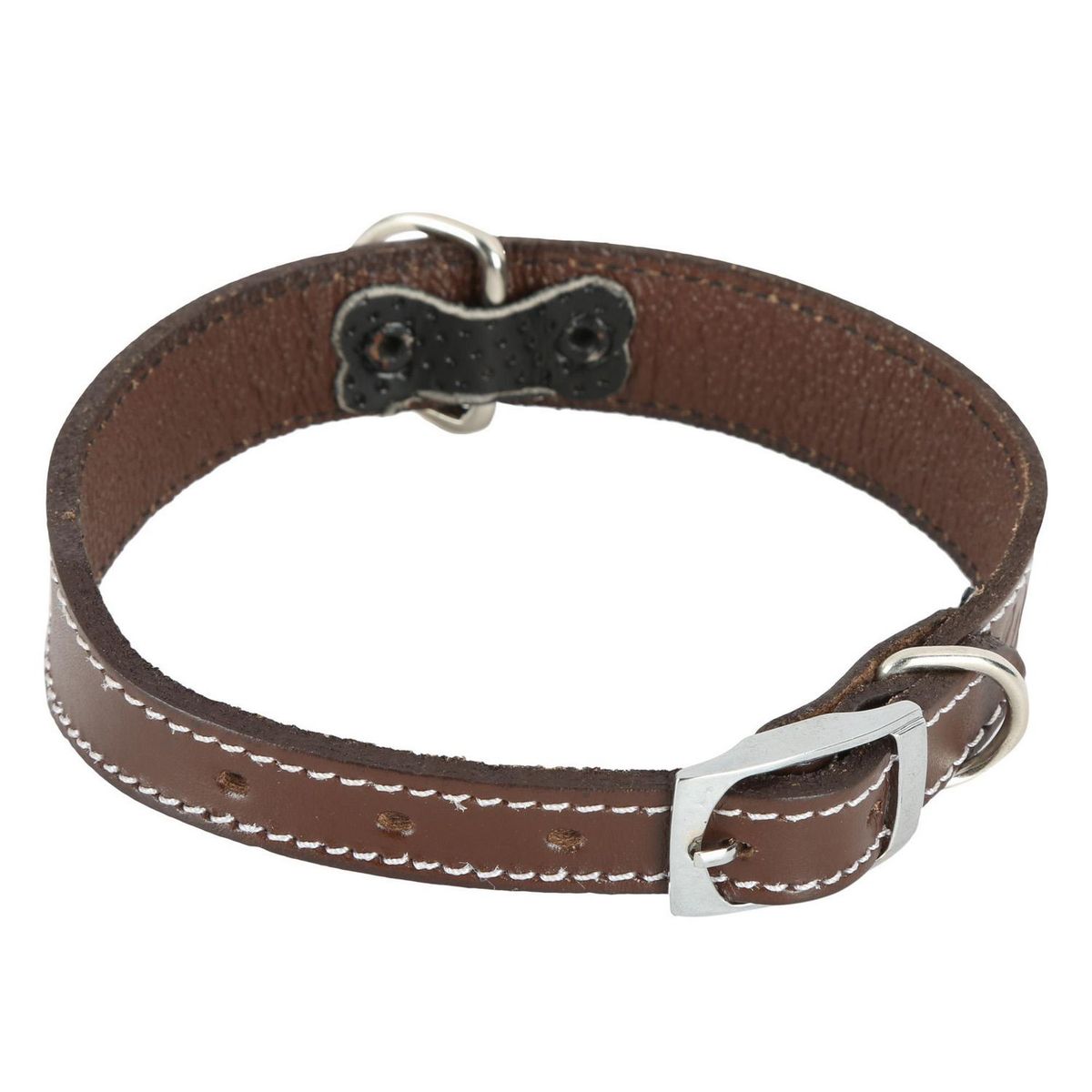 ACCECAN - Collar Cuero S Marrón
