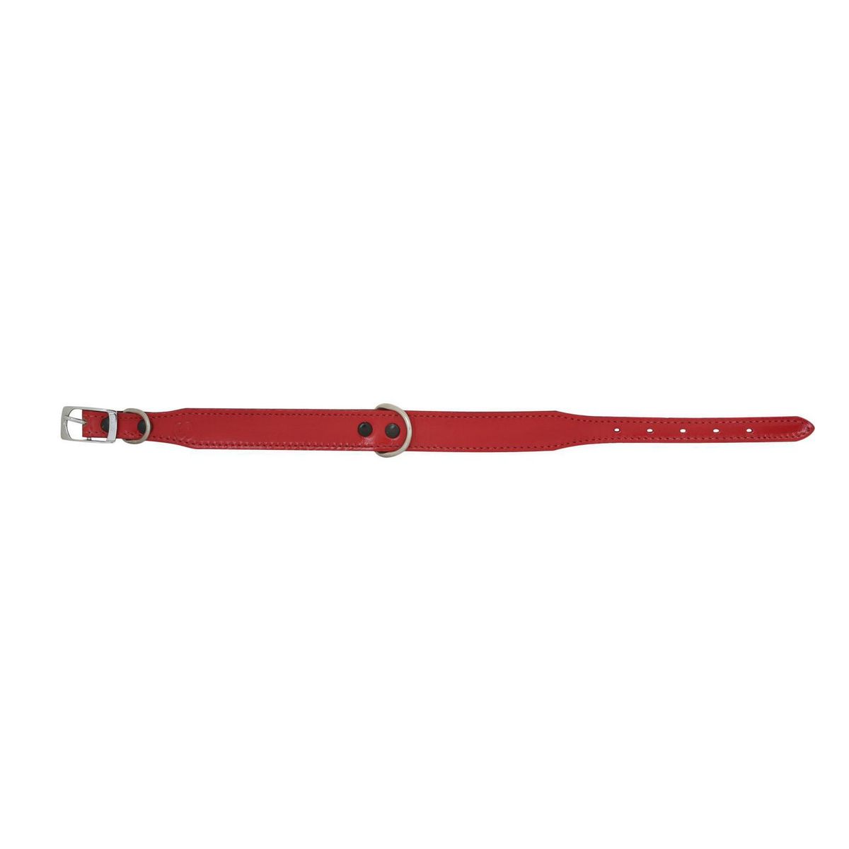 ACCECAN - Collar para Mascotas de Cuero S Rojo