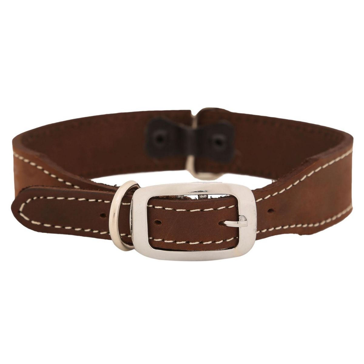 ACCECAN - Collar de cuero M natural