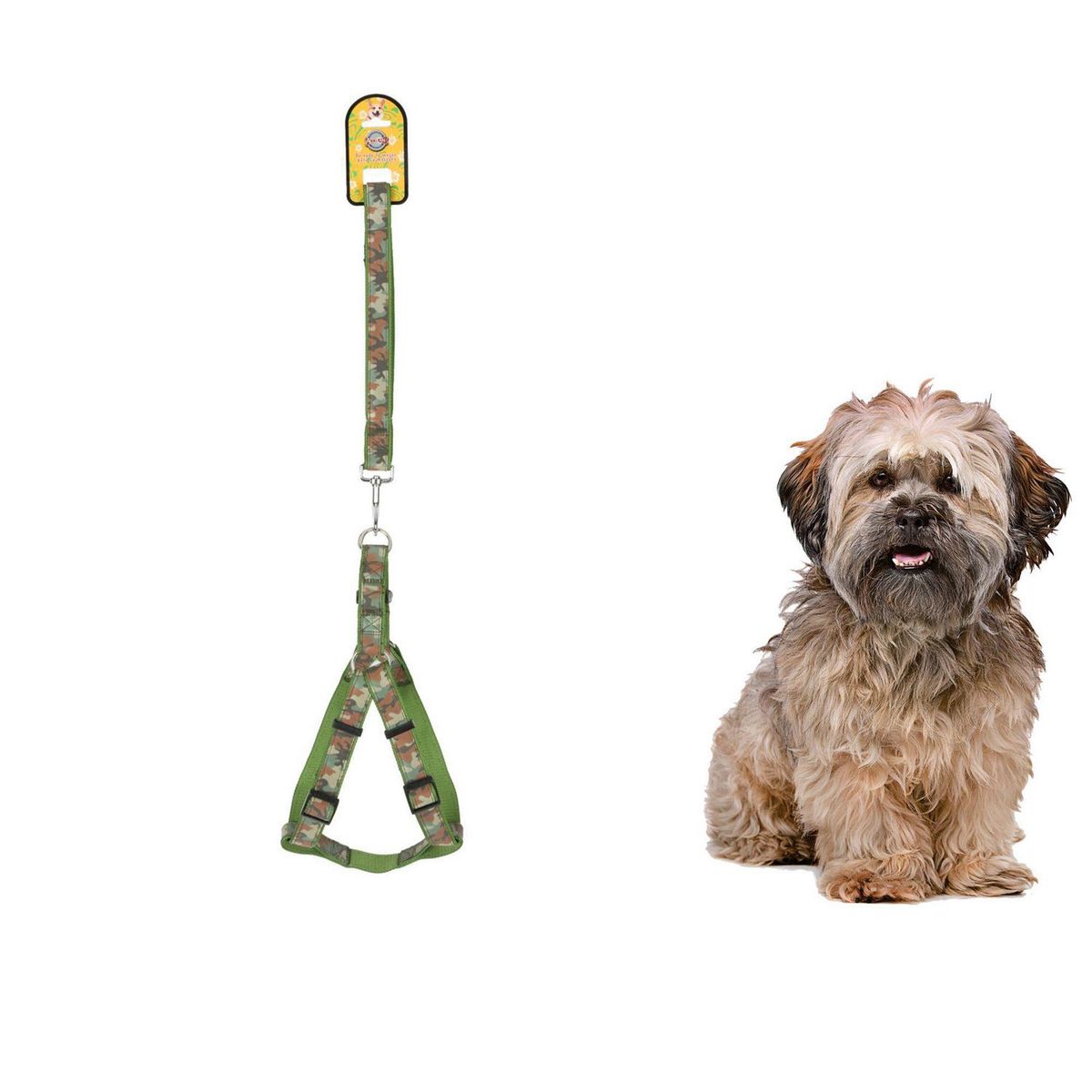 ACCECAN - Pechera con diseño camuflado T-L verde