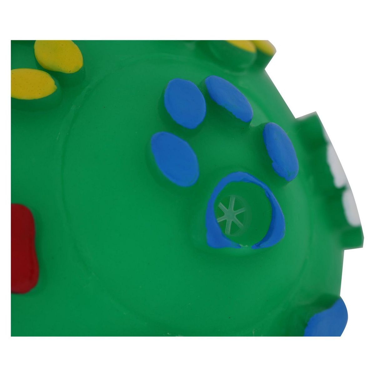 ACCECAN - Juguete Pelota Huellitas Verde