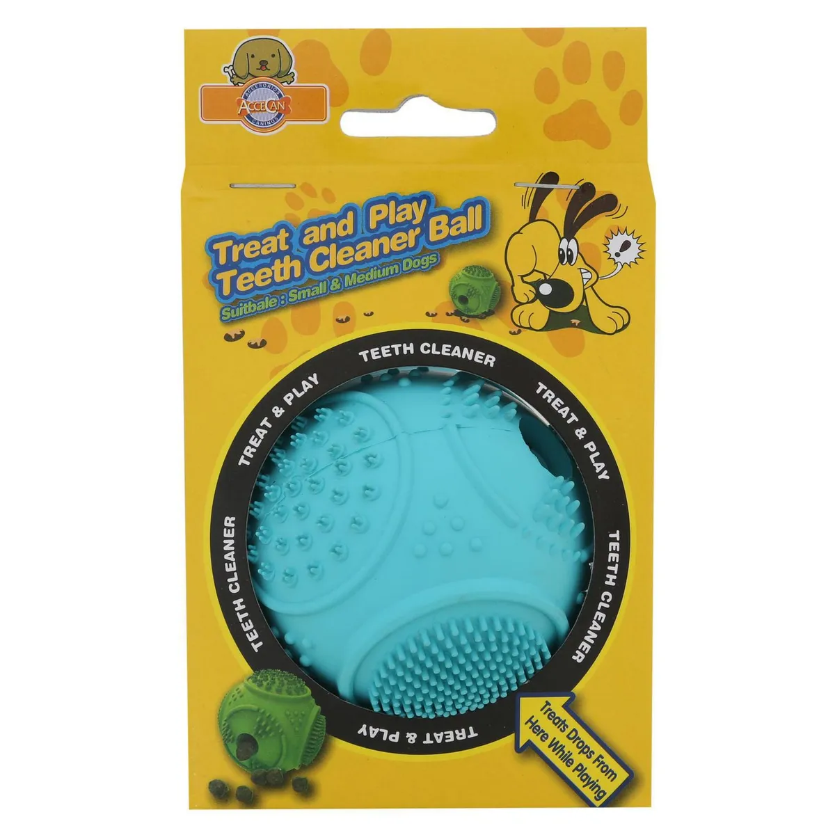 ACCECAN - Pelota Comedero Celeste