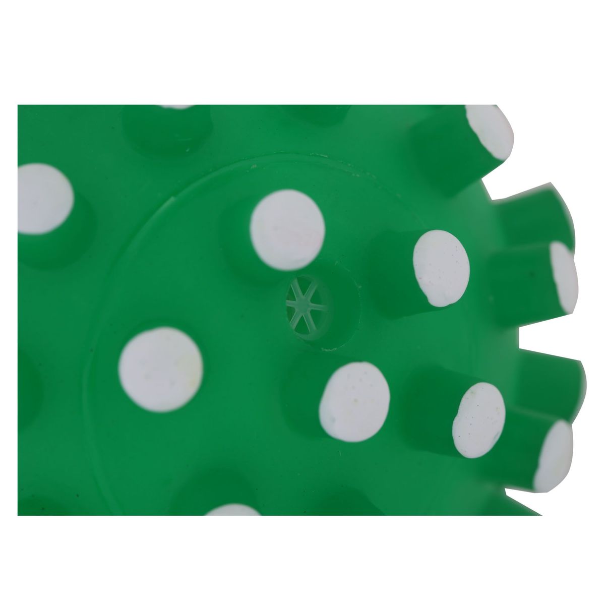 ACCECAN - Pelota de Plástico Mediana para Perros Color Verde 10x10x10cm