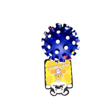 Pelota de Plstico Mediana para Perros Color Azul 10x10x10cm