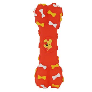 Juguete Huesito para Perros Plstico Color Rojo 5x2.5x14cm