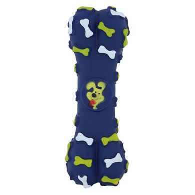 Juguete Huesito para Perros Plstico Color Azul 5x2.5x14cm