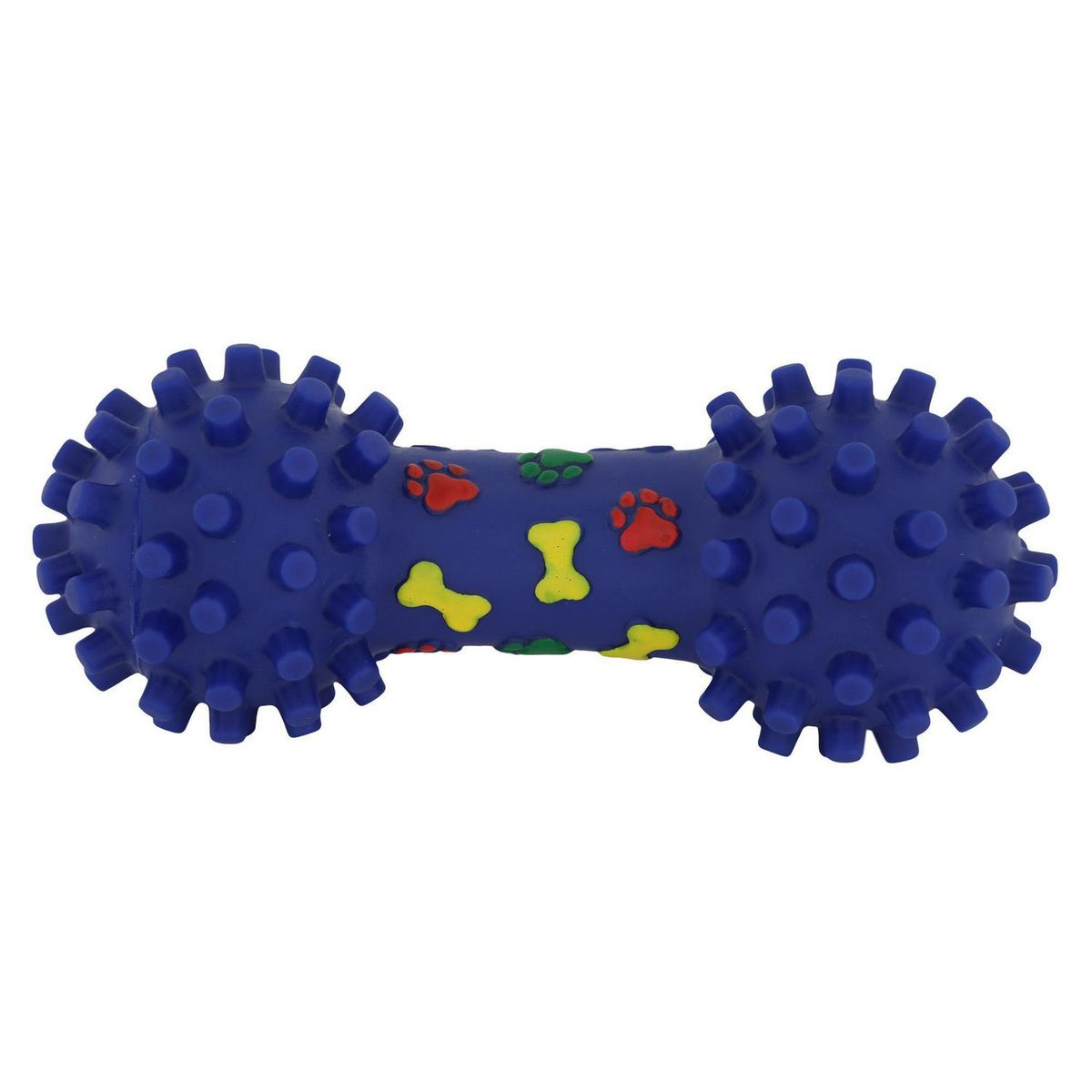 ACCECAN - Juguete para Perros Mancuerna Plástico Azul 9x8x21cm