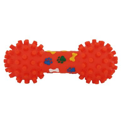 Juguete para Perros Mancuerna Pl�stico Rojo 9x8x21cm