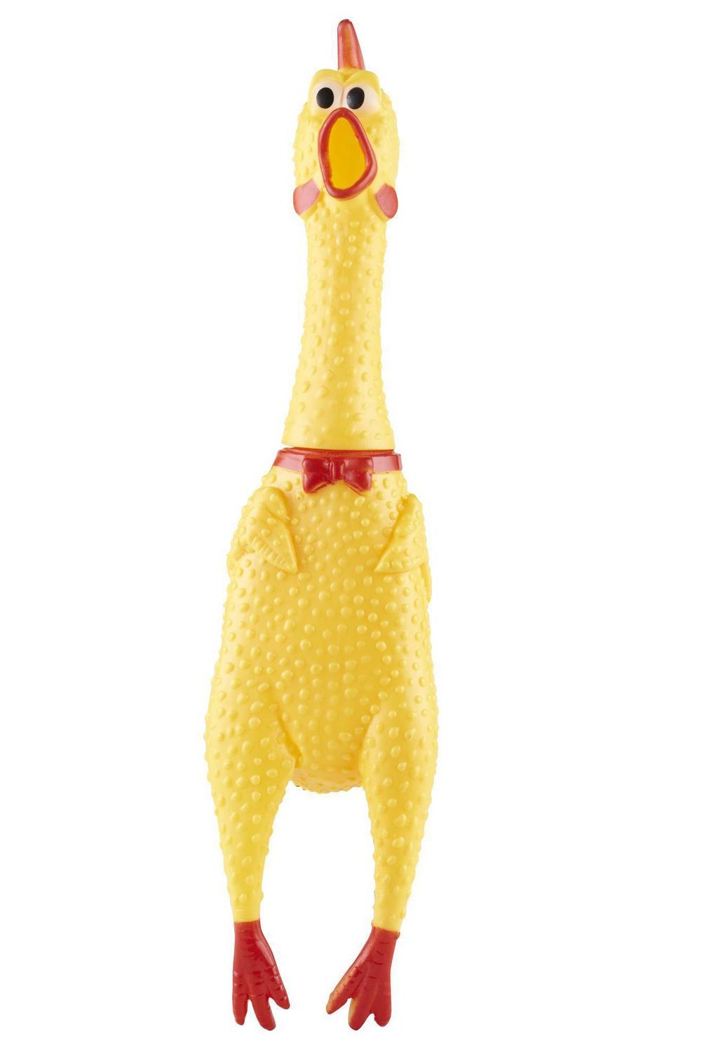 ACCECAN - Juguete para Perros Pollo Grande PVC Amarillo 8x9x38cm