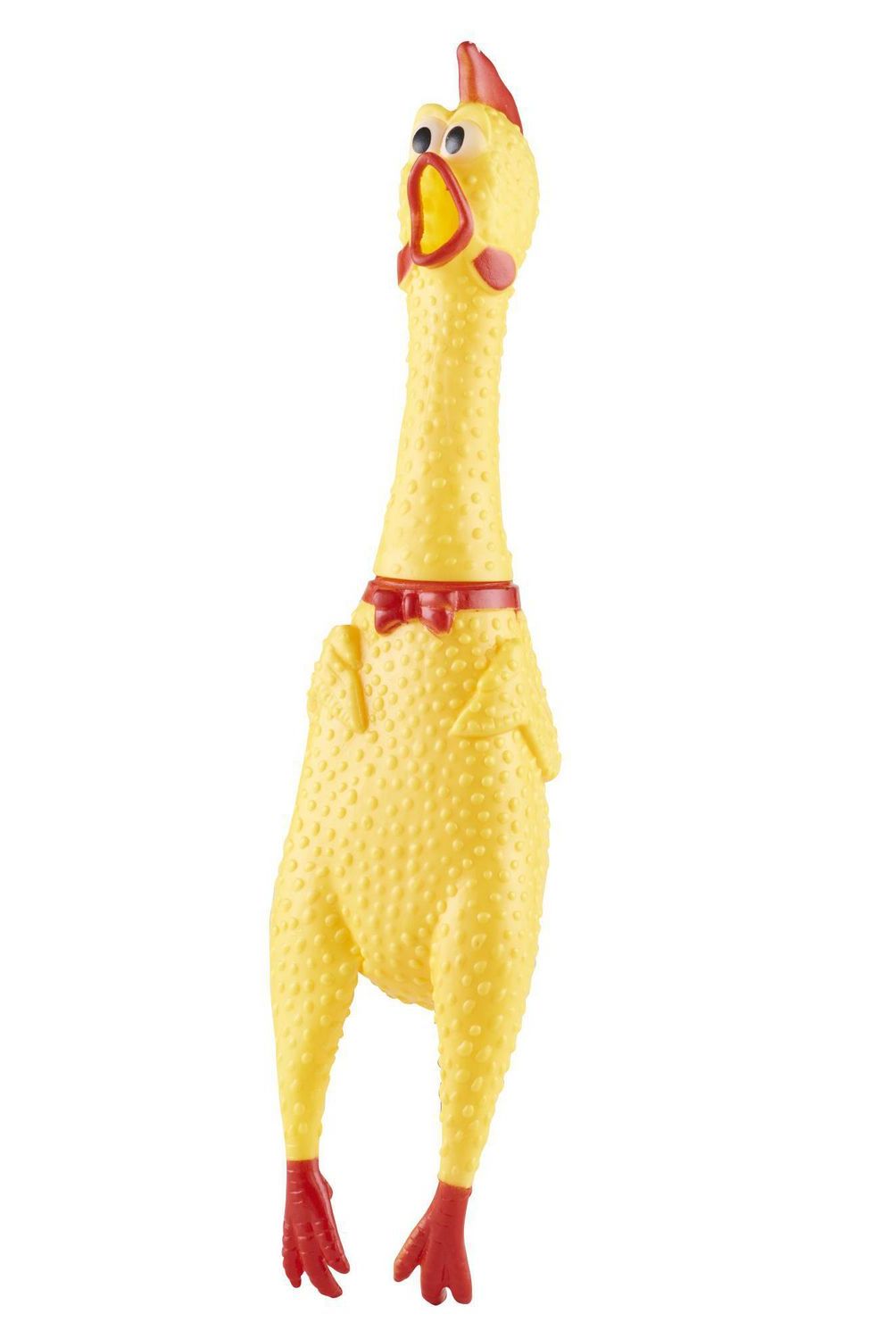 ACCECAN - Juguete para Perros Pollo Grande PVC Amarillo 8x9x38cm