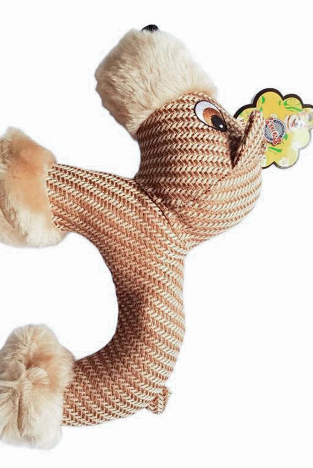 ACCECAN - Juguete para Perros 20x9x25cm Peluche Algodón Marrón