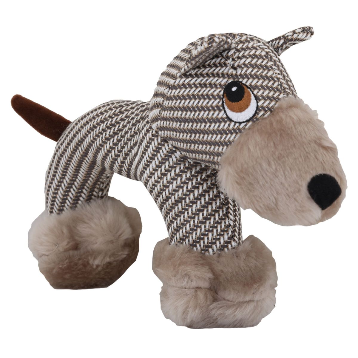 ACCECAN - Juguete para Perros 20x9x25cm Peluche Algodón Marrón