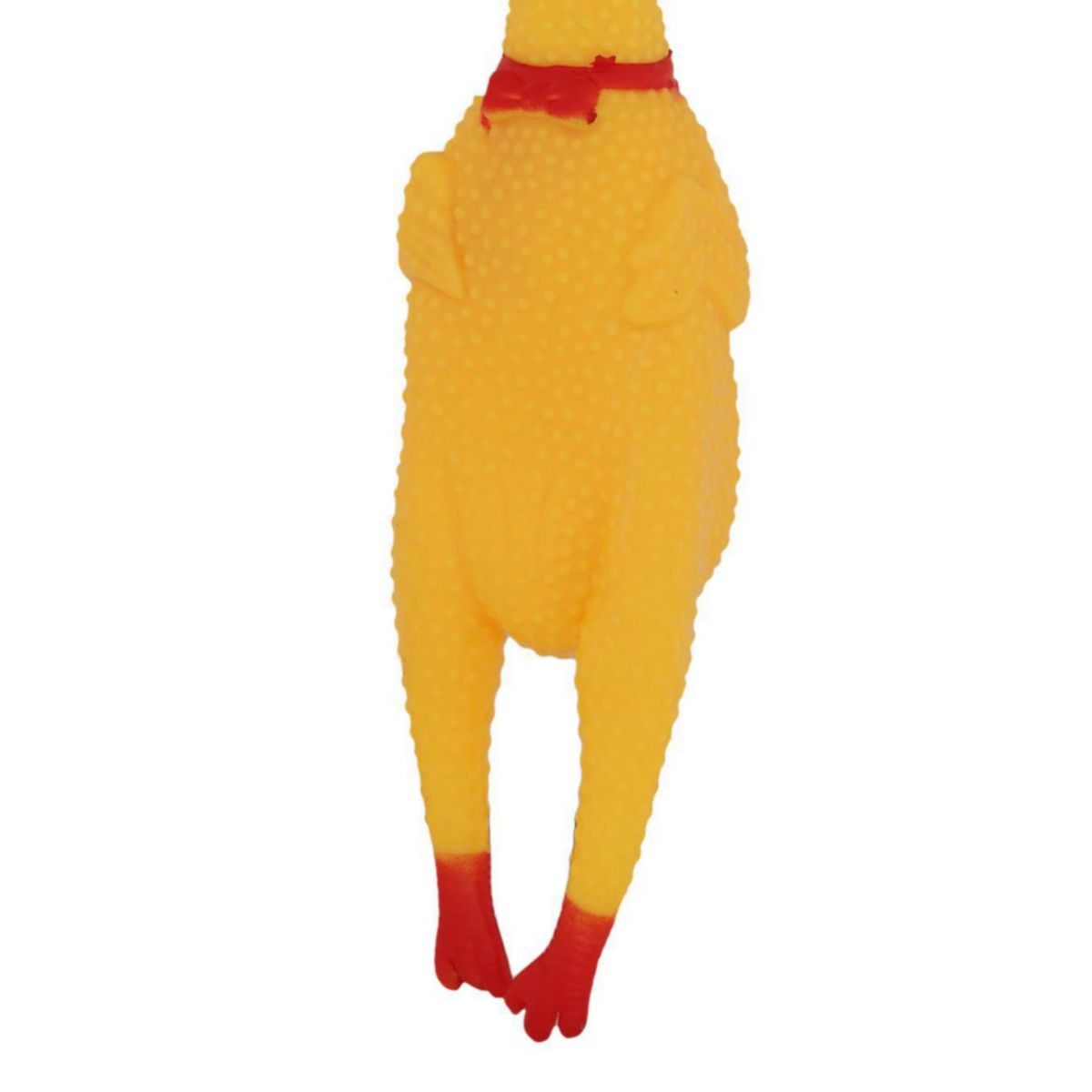 ACCECAN - Juguete para Perros Pollo Mediano PVC Amarillo 7x6x39cm