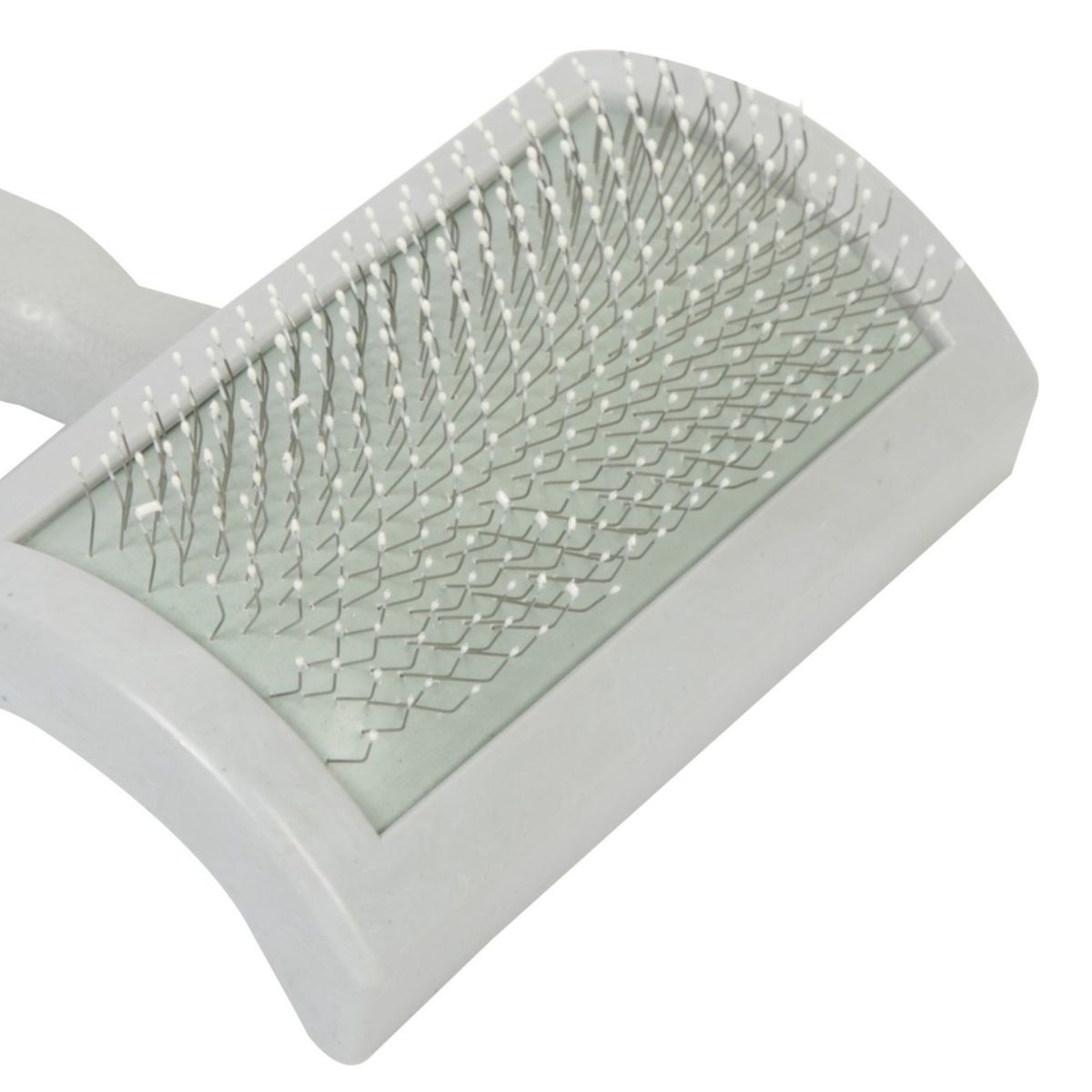 ACCECAN - Cepillo Universal Mediano para Perro de Plástico Gris