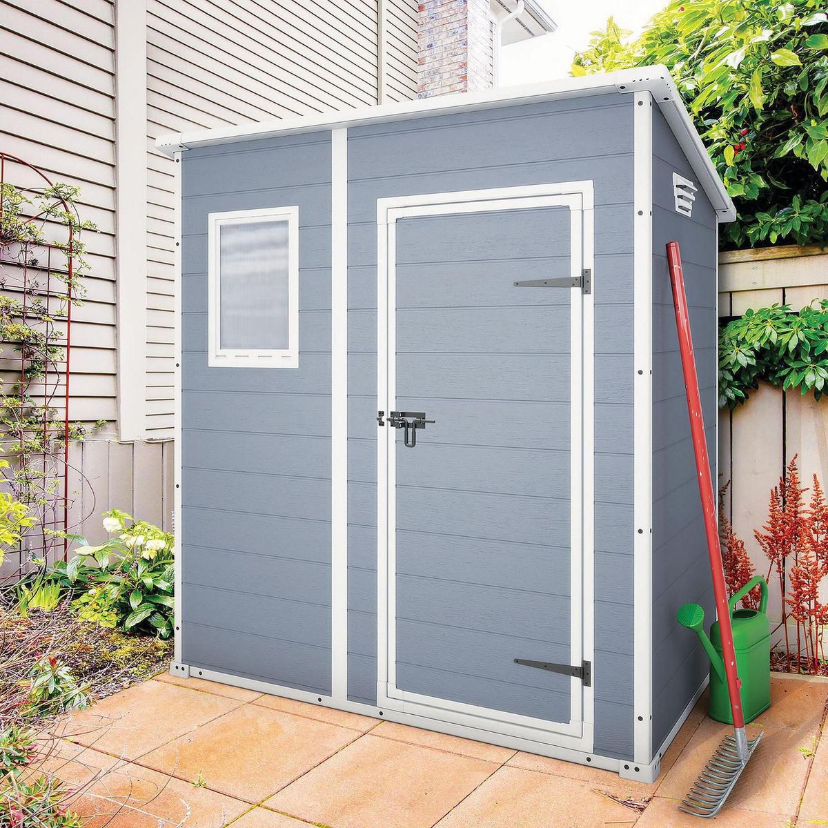  - Bodega de Jardín 1 Puerta 183.5x200.5x111cm