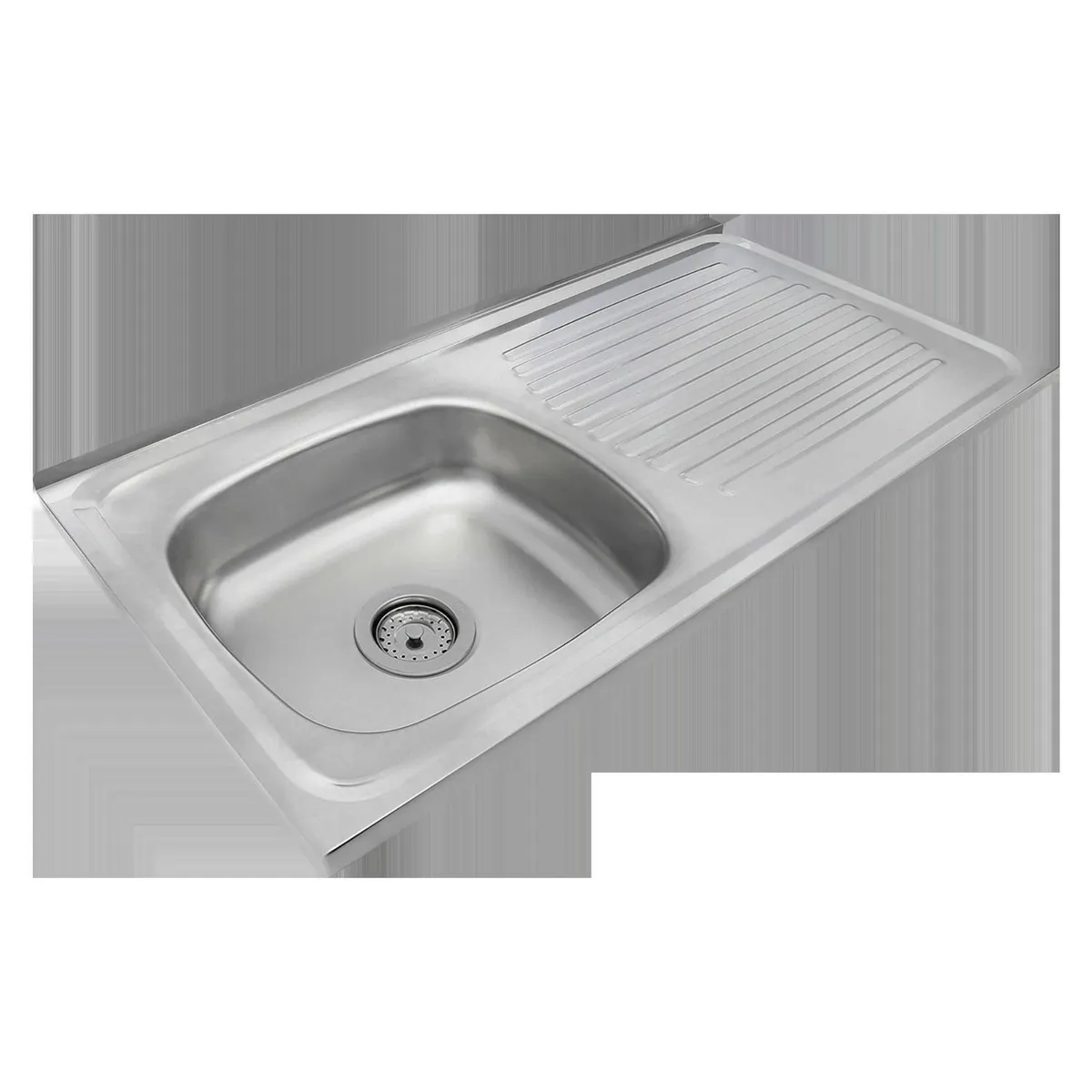 RECORD - Lavadero de Cocina Record Acero Inoxidable 1 Poza Neo Plus 100x50cm