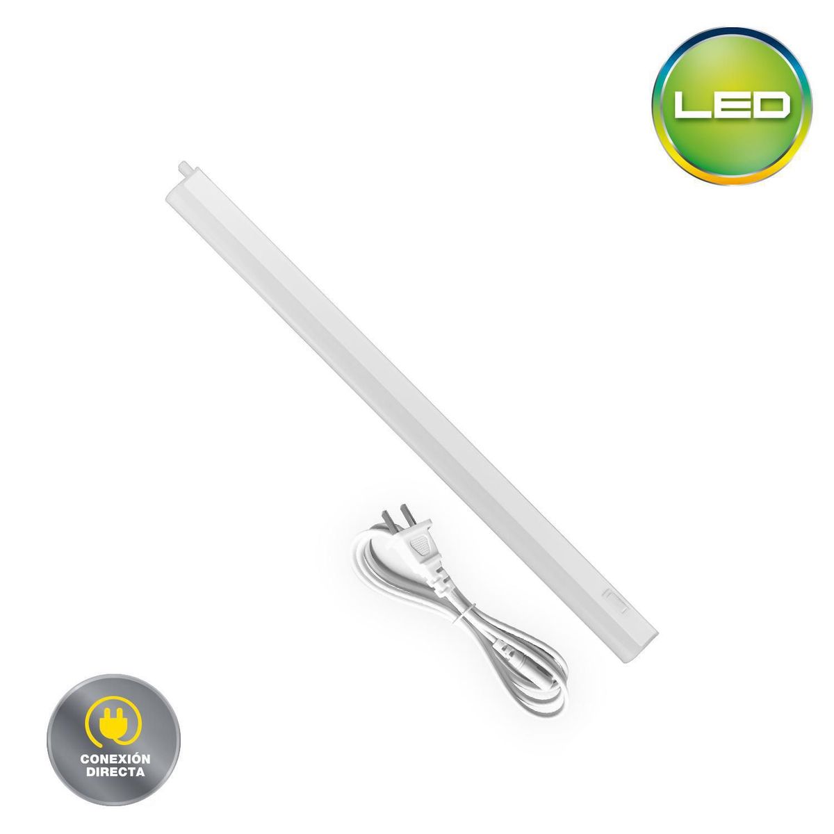LIGHTECH - Undercabinet Led 8W Luz Intermedia 54x2.5cm