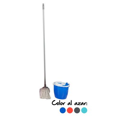 Balde con Escurridor + Trapeador