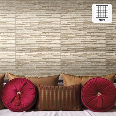 Fachaleta Iguazu Beige Rstica 34x60cm para para pared