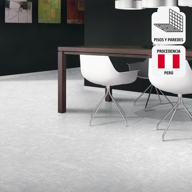 Cermica Gris Marmolado 46x46cm 2.08m2 Thala plata