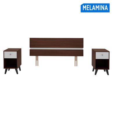 Kit Cabecera 2 plazas + 2 Veladores Cordillera