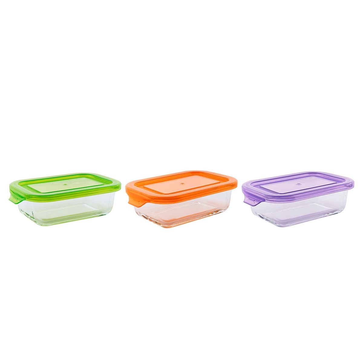 Set de Contenedores Rectangulares 370 ml, marca JUST HOME COLLECTION - Foto Principal