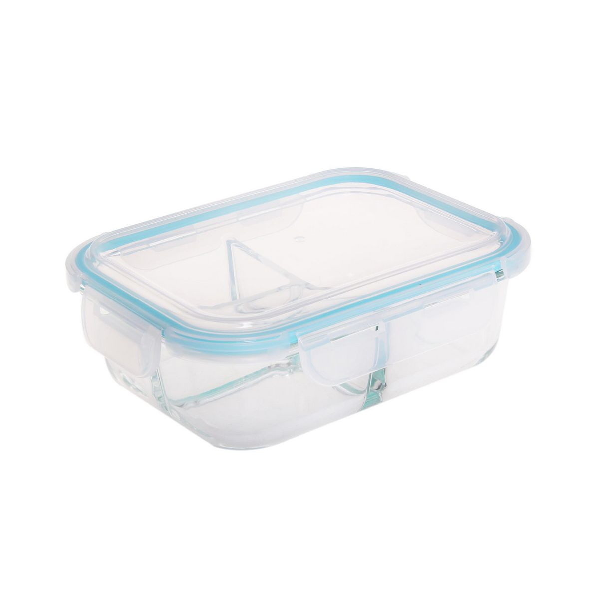 JUST HOME COLLECTION - Taper Rectangular de Vidrio 3 Divisiones 1.05L