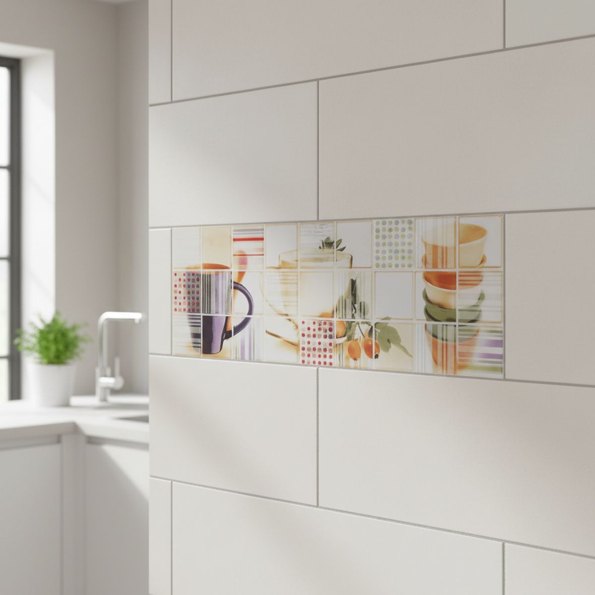 Listelo Tasses 45x15cm, marca KANTU - Foto Principal