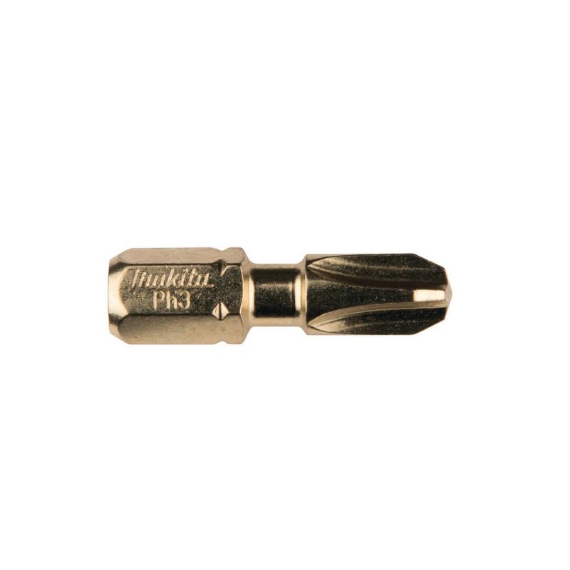 MAKITA - Bit PH3 x 25 mm Impact Gold x 2 unid. Makita
