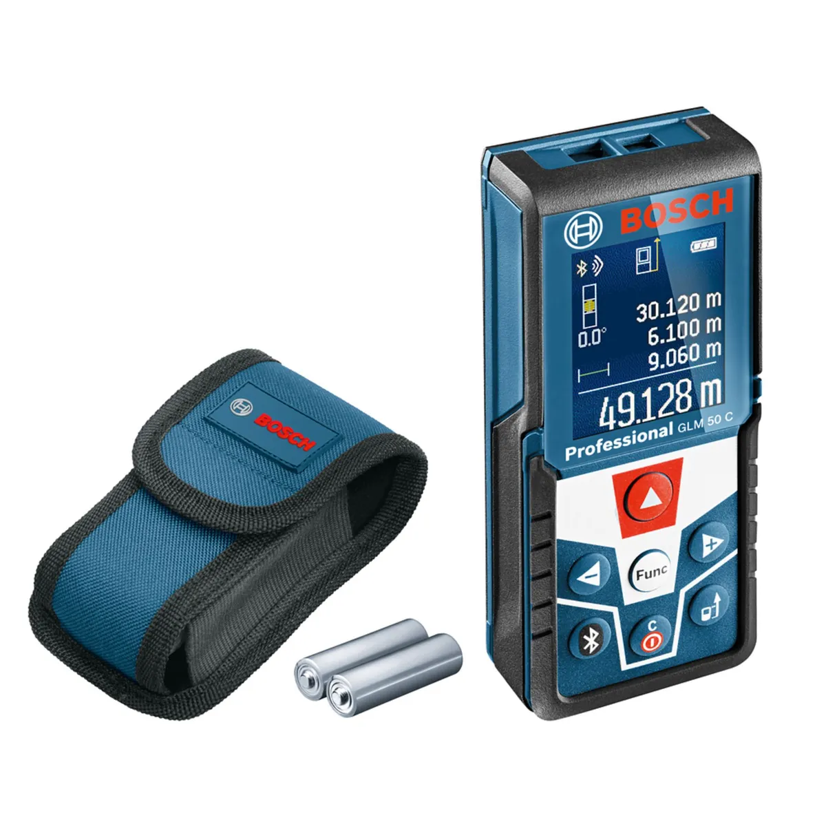 BOSCH - Medidor láser Bosch GLM 50-27 C, 50 metros, con Bluetooth