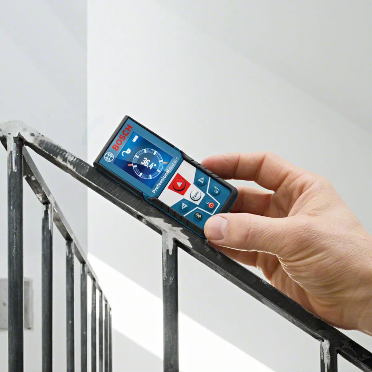 BOSCH - Medidor láser Bosch GLM 50-27 C, 50 metros, con Bluetooth