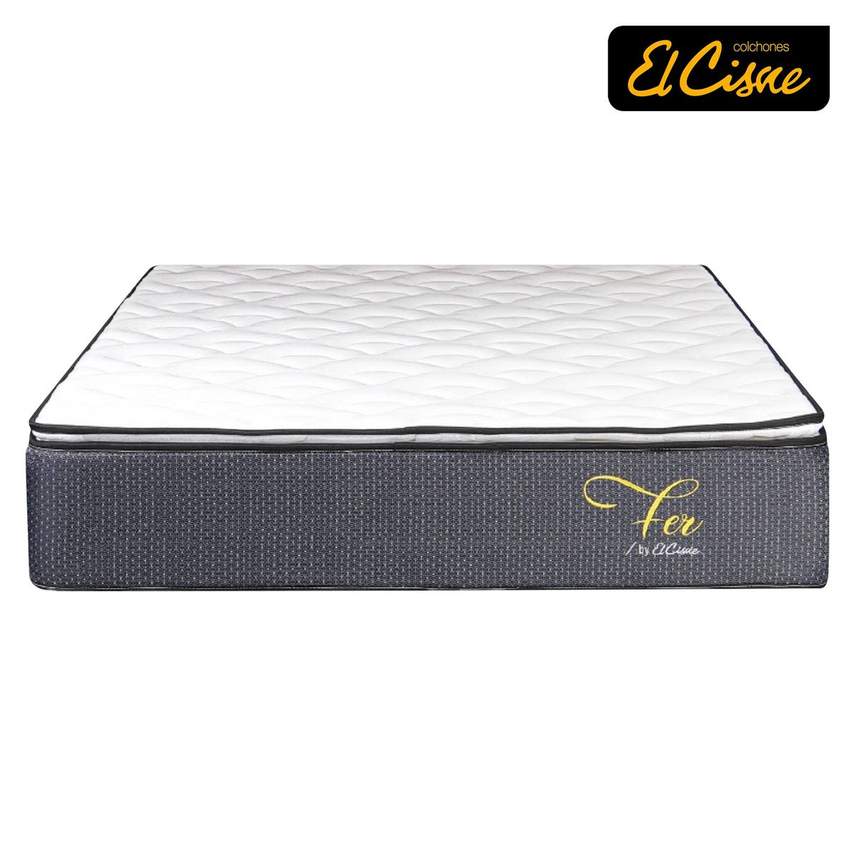 EL CISNE - Colchón El Cisne Fer 1.5 Plazas + Almohada