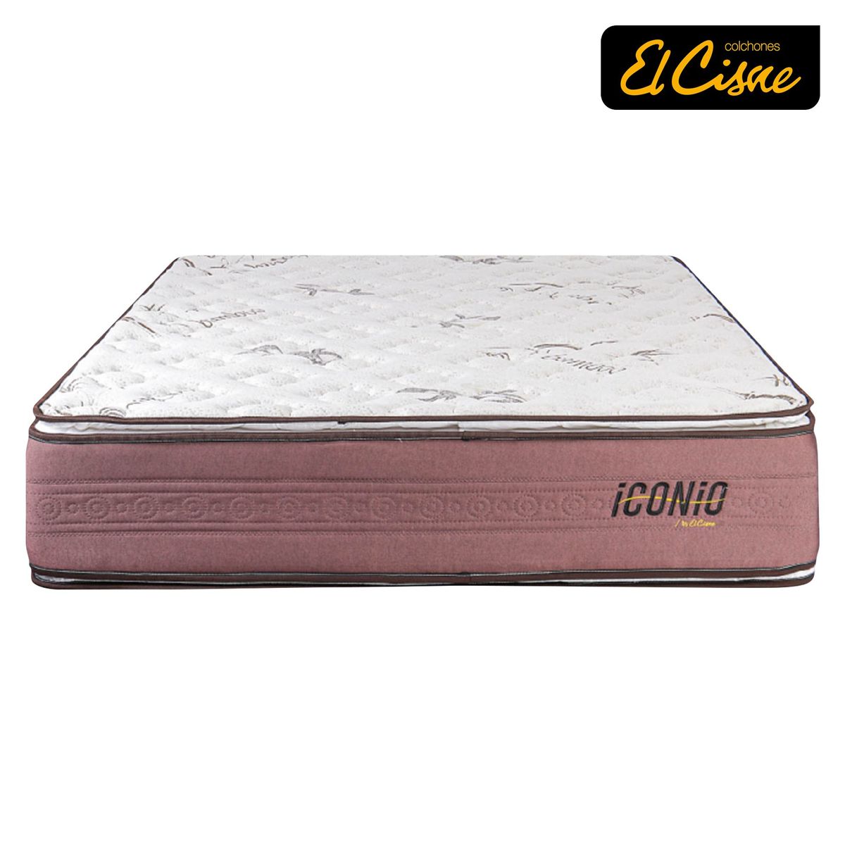 EL CISNE - Colchón El Cisne Iconio 2 Plazas + 2 Almohadas + Protector