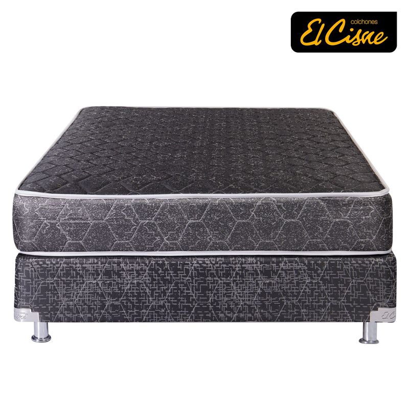 EL CISNE - Cama Americana El Cisne Basic 1.5 Plazas + Colchón