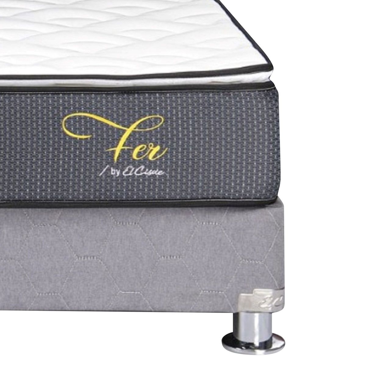 EL CISNE - Cama Americana El Cisne Fer King + Colchón + 3 Almohadas