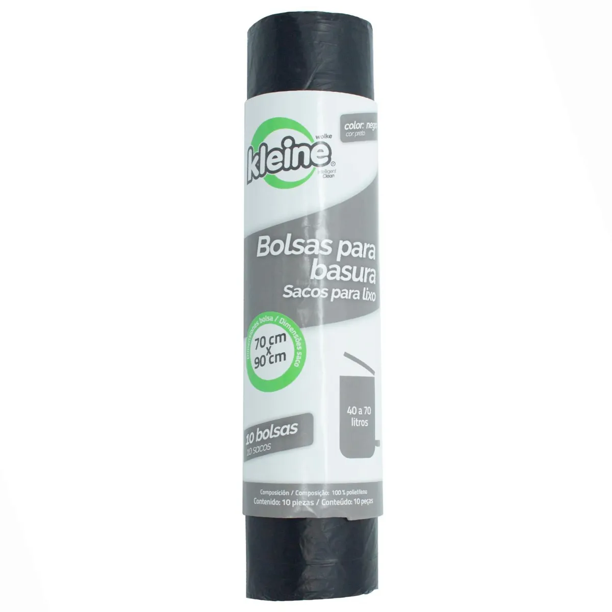 KLEINE WOLKE - Bolsa para Basura 70 Litros 10und