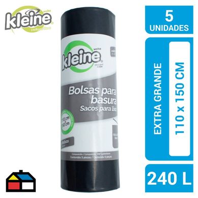 Bolsa para Basura 240 L pack x 5