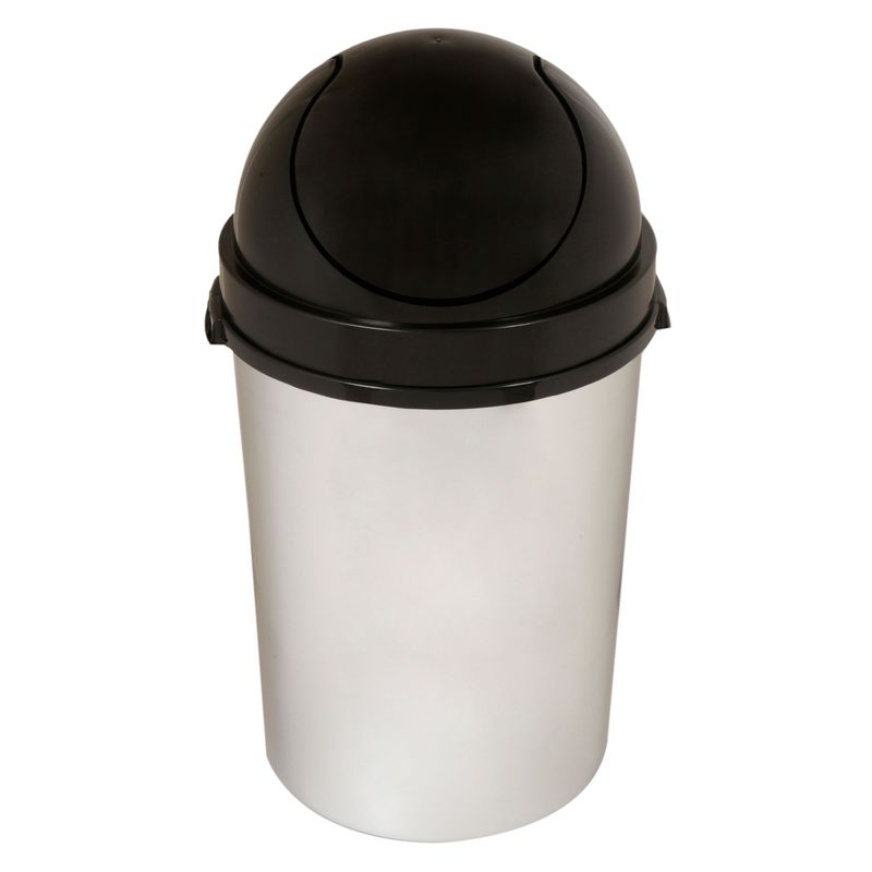 REYPLAST - Papelera Plástico Reyplast Plateado 54.4 L