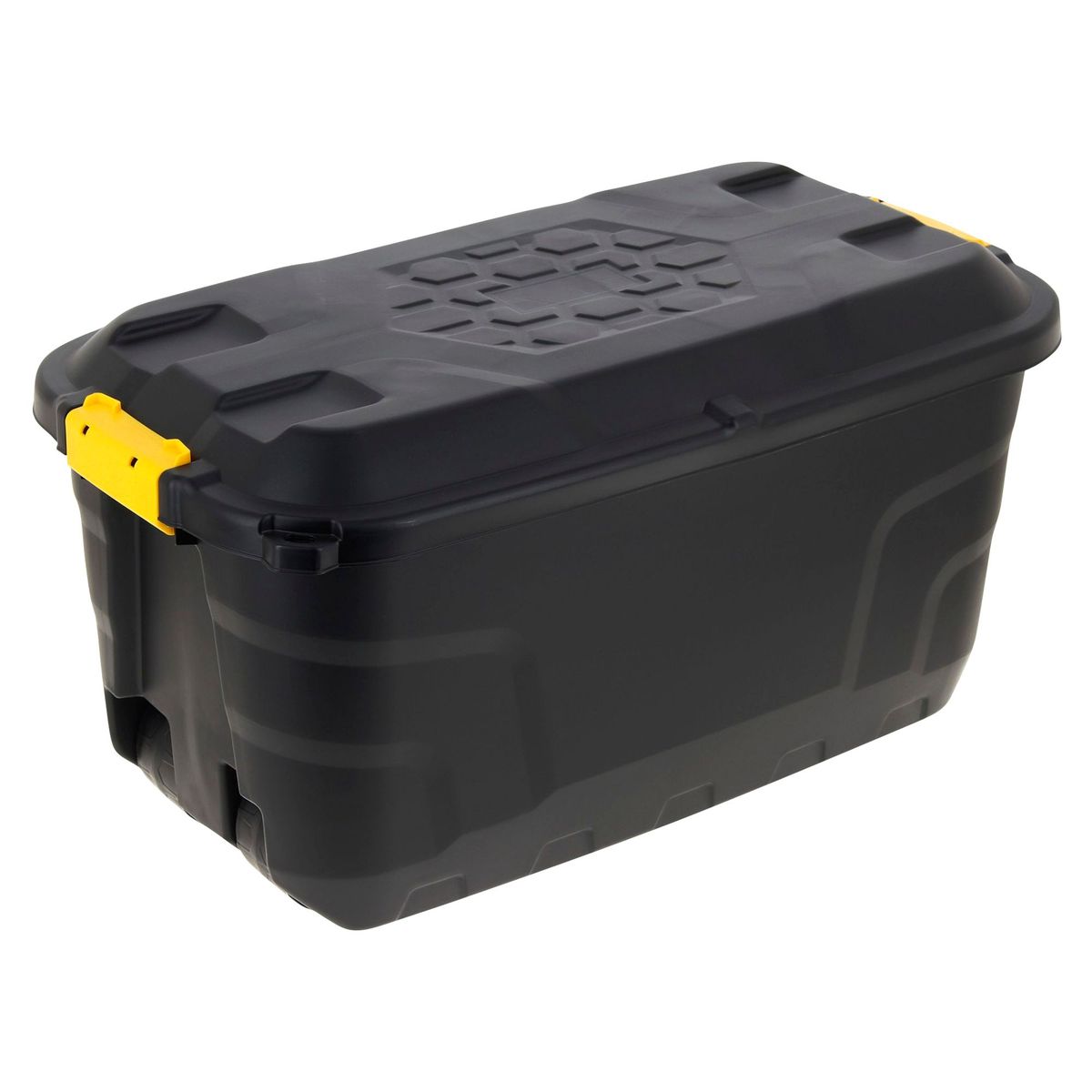STRATA - Caja Organizadora con Ruedas 145L Negro